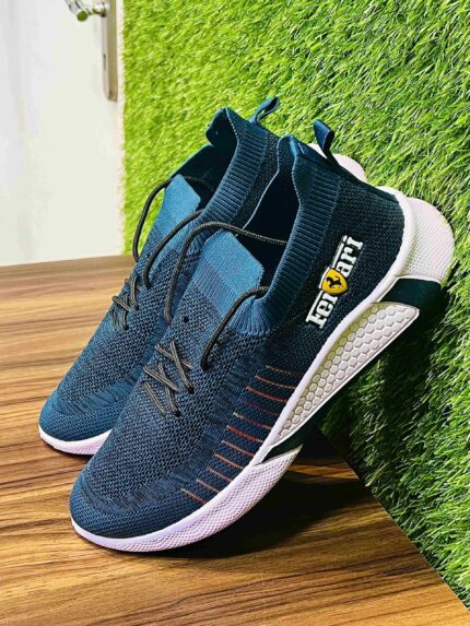 Blue Flyknit Shoes