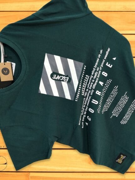 Green Printed T-Shirt