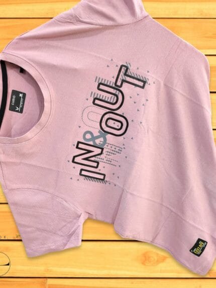 Pink Printed T-Shirt