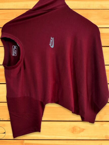 Crush Lycra T-shirt Maroon