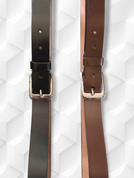 Dark Brown Leather Belt