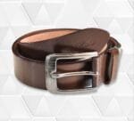 Dark Brown Leather Belt