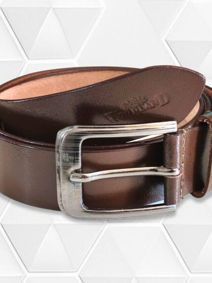 Dark Brown Leather Belt