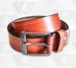 Best Classic Lite Brown Leather Belt Genuine Leather
