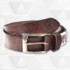 Dark Brown Leather Belt