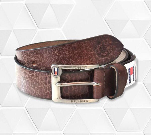 Dark Brown Leather Belt