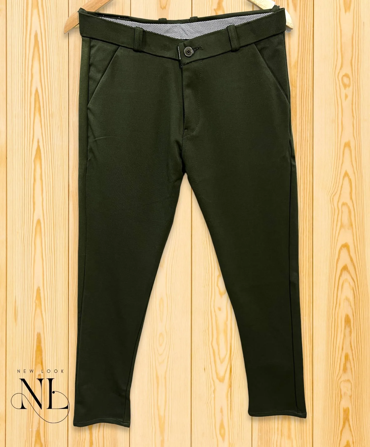BEST Trendy Olive Green Lycra Pant for Men
