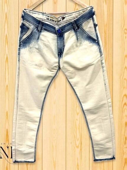 Buy Cream Basic Jeans for Men