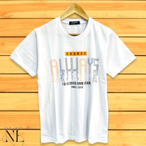 Half Printed Tshirt for men