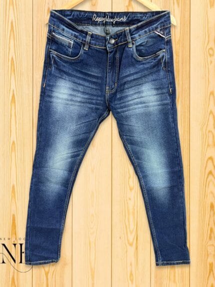 Buy Fashionable Blue Ankle Fit Jeans for Men