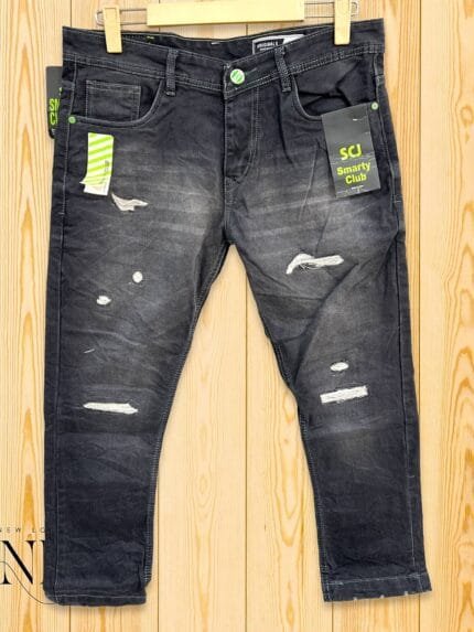 Buy Stylish Grey Funky Ankle Jeans for Men