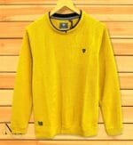 Yellow Plain T-Shirt for Men Summer Essential