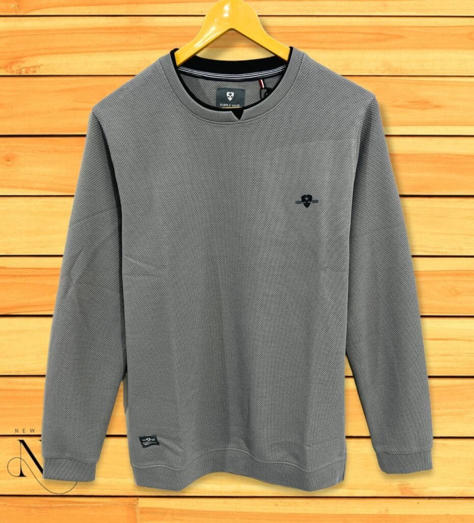 Lite Grey Plain T-Shirt for Men Modern Minimalist Style