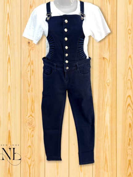 Ladies High Waist Jeans dungaree