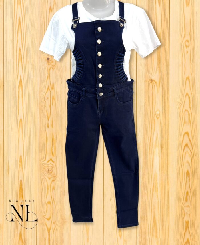 Ladies High Waist Jeans dungaree