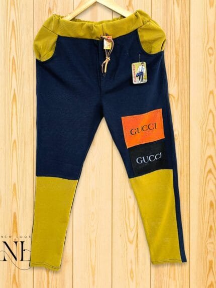 Metallic Blue Trackpants for Men - Stylish Streetwear