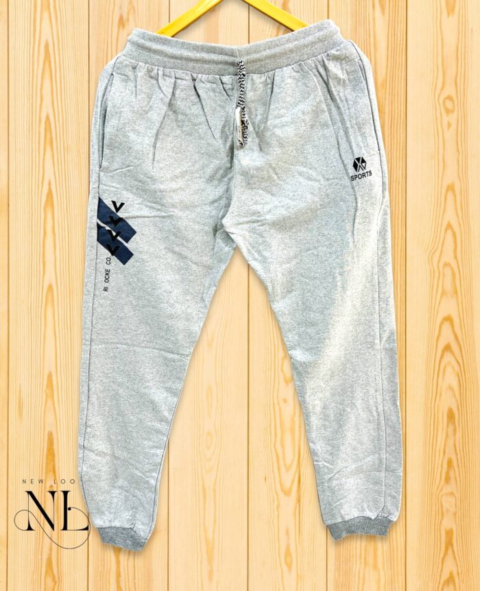 Lite Grey Trackpant For Men