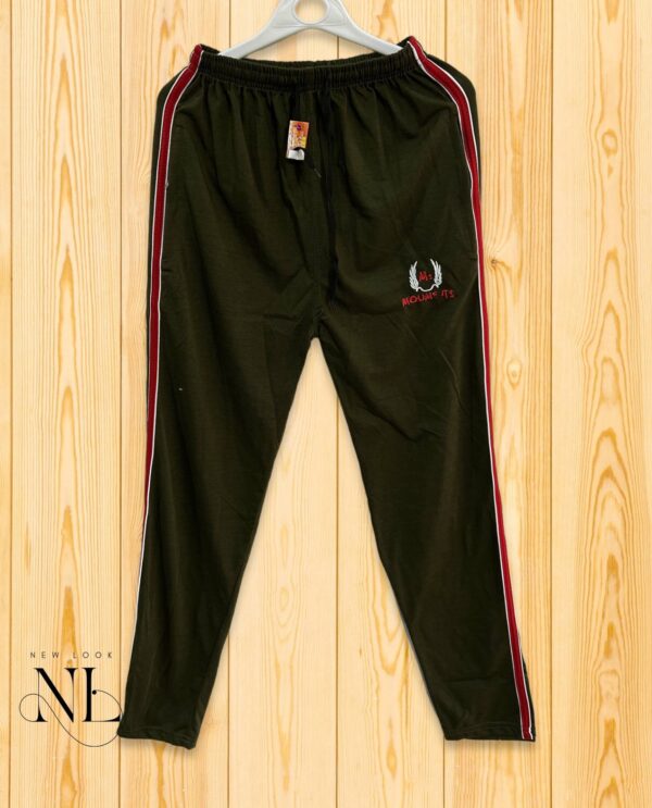 Dark Green Trackpant For Men