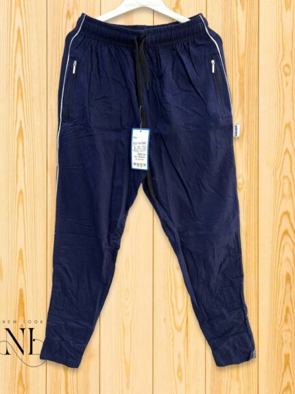 Navy Blue Trackpant For Men