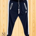 Navy Blue Trackpant For Men