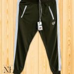 Dark Green Trackpant For Men