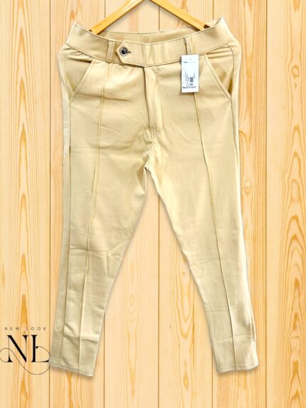 Cream Trackpant For Men