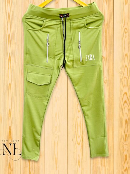 Olive Green Trackpant For Men