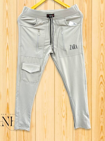 Lite Grey Trackpant For Men