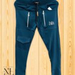 Turquoise Blue Trackpant For Men