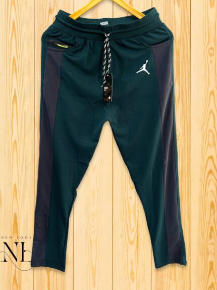 Teal Blue Trackpant For Men