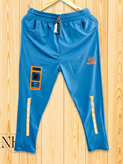 Sky Blue Trackpant For Men