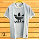 Lite Grey Printed Tshirt For Men