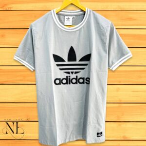 Lite Grey Printed Tshirt For Men