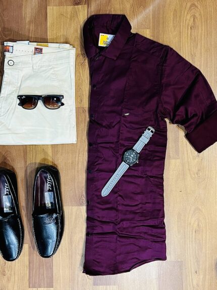 3-Piece Combo with Pant, Shirt, and Shoes for Effortless Style