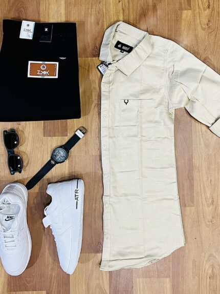 3-Piece Combo with Pant, Shirt, and Shoes for Effortless Style