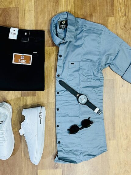 3-Piece Combo with Pant, Shirt, and Shoes for Effortless Style