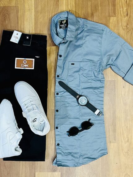 3-Piece Combo with Pant, Shirt, and Shoes for Effortless Style