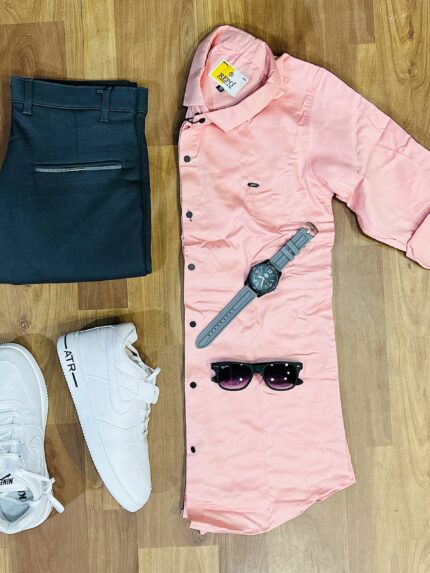 3-Piece Combo with Pant, Shirt, and Shoes for Effortless Style