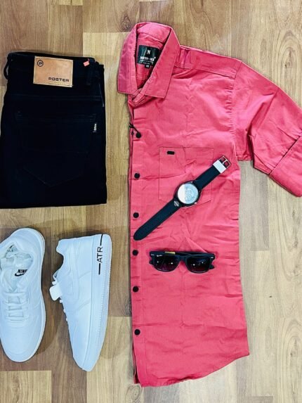 3-Piece Combo with Pant, Shirt, and Shoes for Effortless Style