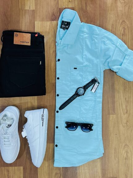 3-Piece Combo with Pant, Shirt, and Shoes for Effortless Style