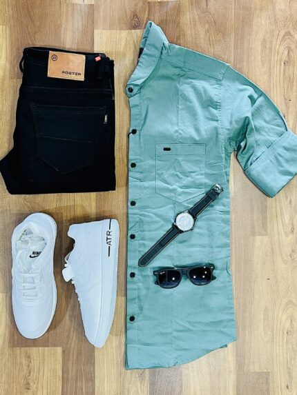 3-Piece Combo with Pant, Shirt, and Shoes for Effortless Style