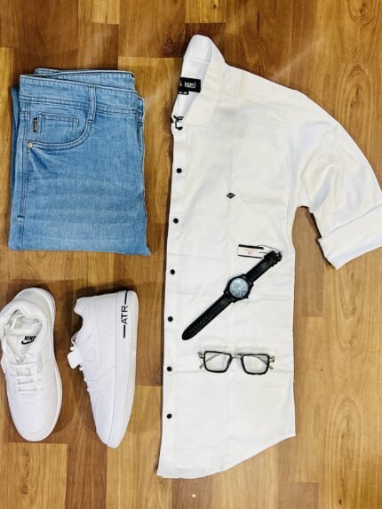 3-Piece Combo with Pant, Shirt, and Shoes for Effortless Style