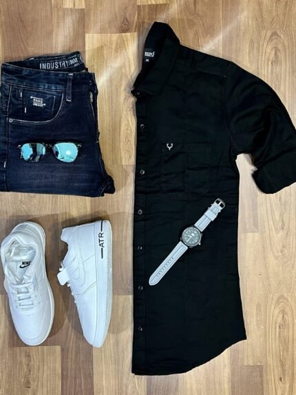 3-Piece Combo with Pant, Shirt, and Shoes for Effortless Style