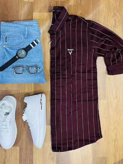 3-Piece Combo with Pant, Shirt, and Shoes for Effortless Style