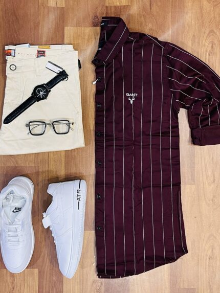 3-Piece Combo with Pant, Shirt, and Shoes for Effortless Style