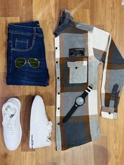 3-Piece Combo with Pant, Shirt, and Shoes for Effortless Style