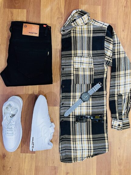 3-Piece Combo with Pant, Shirt, and Shoes for Effortless Style