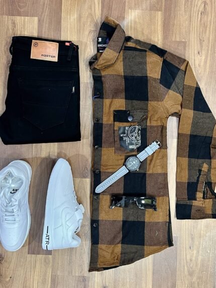 3-Piece Combo with Pant, Shirt, and Shoes for Effortless Style