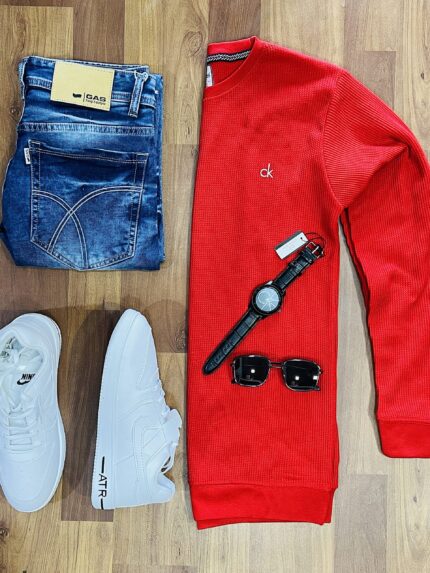 3-Piece Combo with Pant, Tshirt, and Shoes for Effortless Style