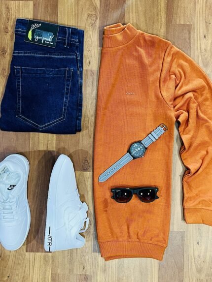 3-Piece Combo with Pant, Tshirt, and Shoes for Effortless Style